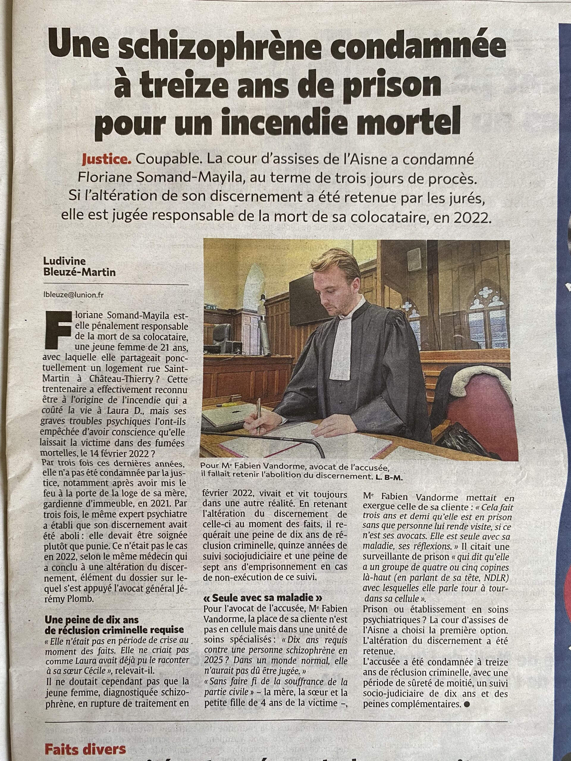 Article SOMAND MAYILA